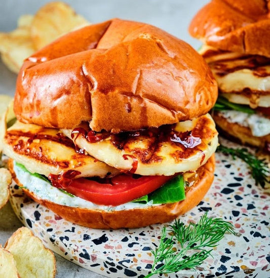 Chili Oil Halloumi Soft Bun