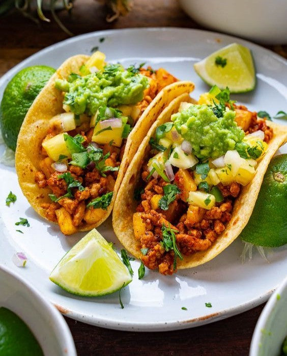 Chili Oil Chicken Tacos